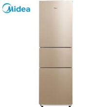 美的(Midea)213升 三門冰箱 節(jié)能靜音 風冷無霜 家用冰箱 陽光米